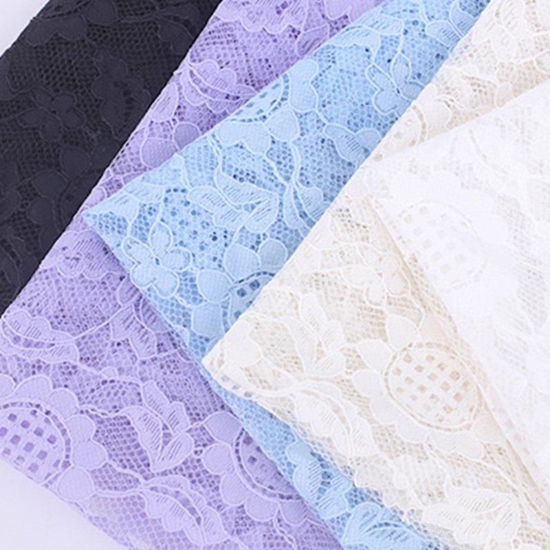 Lace Fabric Dress Small Floral for Women's Wear Wholesale Supplier 9